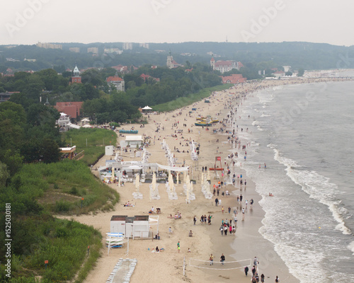 Fototapeta Naklejka Na Ścianę i Meble -  Polish sea side Baltic