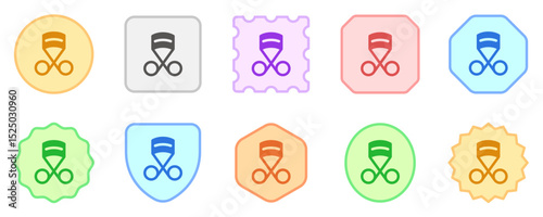Editable eyelash curler vector icon. Cosmetics, makeup, skincare, beauty. Part of a big icon set family. Perfect for web and app interfaces, presentations, infographics, etc