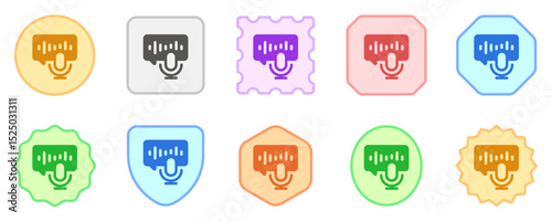 Editable podcast, audio book, chat, broadcast vector icon. Online learning, course, tutorial. Part of a big icon set family. Perfect for web and app interfaces, presentations, infographics, etc