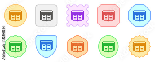 Editable digital, online library vector icon. Online learning, course, tutorial. Part of a big icon set family. Perfect for web and app interfaces, presentations, infographics, etc
