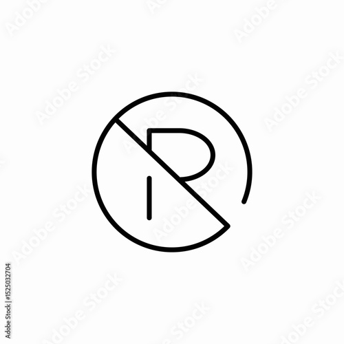 no parking sign icon sign vector