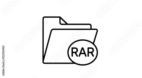 RAR Archive File Icon  Download, Extract, and Manage Compressed Data