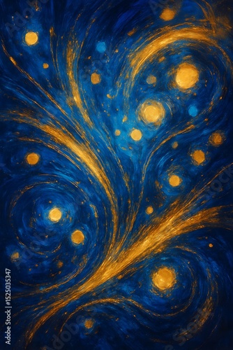 Blue and Gold Radiance.
