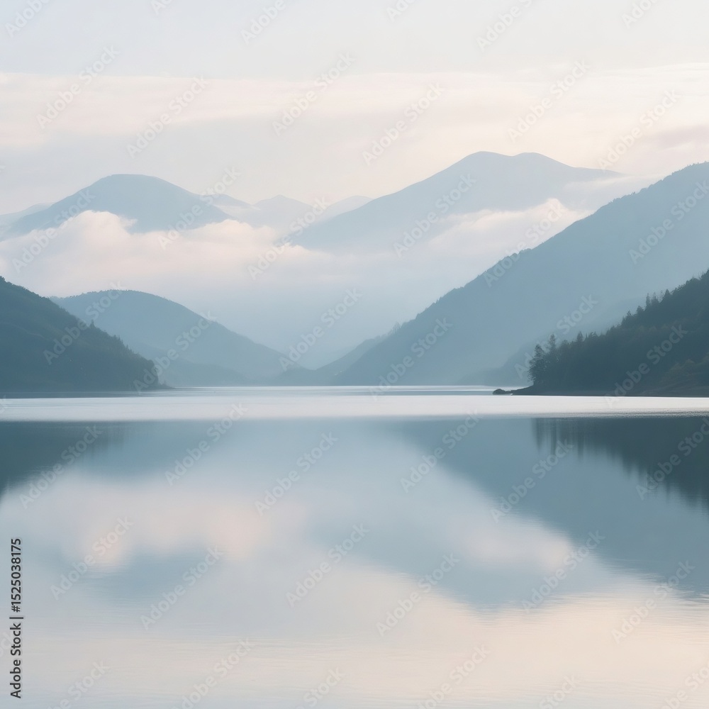 Fototapeta premium lake in mountains