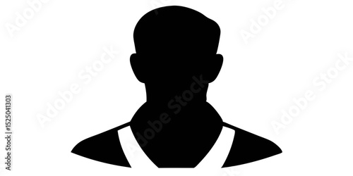 Silhouette of a Man in Business Suit