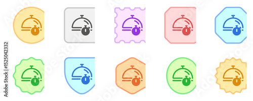 Editable food cooking time, serving time, delivery time vector icon. Part of a big icon set family. Perfect for web and app interfaces, presentations, infographics, etc