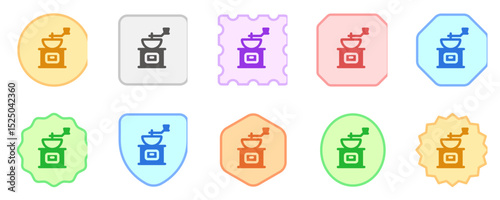 Editable coffee grinder vector icon. Cafe, coffee shop, restaurant, drink, beverages. Part of a big icon set family. Perfect for web and app interfaces, presentations, infographics, etc