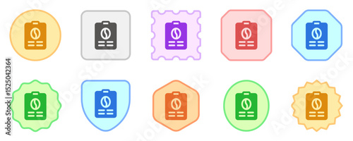 Editable coffee shop menu vector icon. Cafe, coffee shop, restaurant, drink, beverages. Part of a big icon set family. Perfect for web and app interfaces, presentations, infographics, etc
