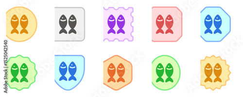 Editable fish, seafood vector icon. Food, restaurant. Part of a big icon set family. Perfect for web and app interfaces, presentations, infographics, etc