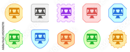 Editable dental information vector icon. Dentistry, healthcare, medical. Part of a big icon set family. Perfect for web and app interfaces, presentations, infographics, etc
