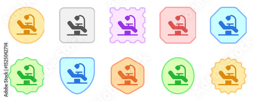 Editable dentist chair vector icon. Dentistry, healthcare, medical. Part of a big icon set family. Perfect for web and app interfaces, presentations, infographics, etc