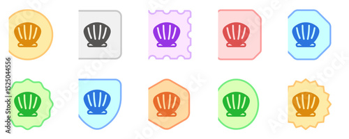 Editable sea shell vector icon. Part of a big icon set family. Perfect for web and app interfaces, presentations, infographics, etc