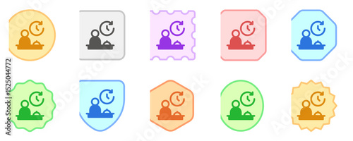 Editable receptionist vector icon. Part of a big icon set family. Perfect for web and app interfaces, presentations, infographics, etc