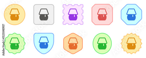 Editable table lamp, night lamp vector icon. Part of a big icon set family. Perfect for web and app interfaces, presentations, infographics, etc