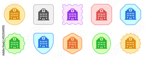 Editable hospital, clinic vector icon. Part of a big icon set family. Perfect for web and app interfaces, presentations, infographics, etc