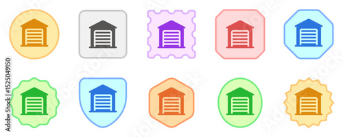 Editable garage, warehouse vector icon. Part of a big icon set family. Perfect for web and app interfaces, presentations, infographics, etc