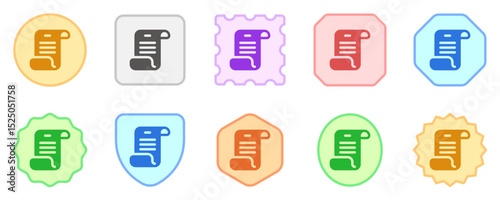 Editable scroll, script, literature vector icon. Part of a big icon set family. Perfect for web and app interfaces, presentations, infographics, etc