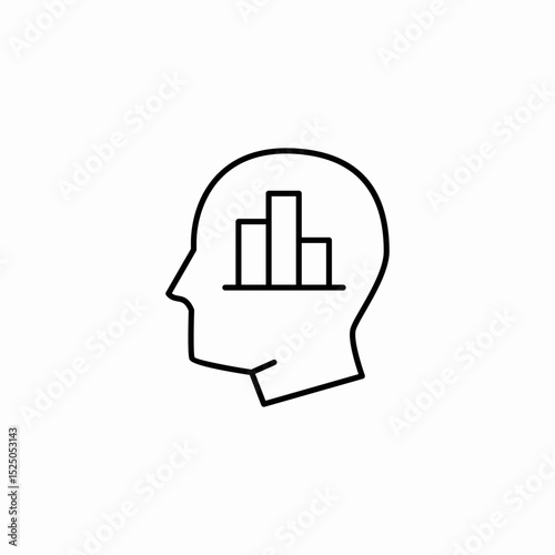 business thinking icon sign vector