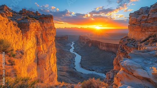 Canyon sunset viewpoint
