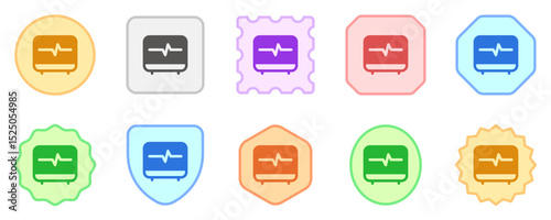 Editable ekg, heartbeat vector icon. Part of a big icon set family. Perfect for web and app interfaces, presentations, infographics, etc