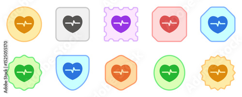 Editable heartbeat vector icon. Part of a big icon set family. Perfect for web and app interfaces, presentations, infographics, etc