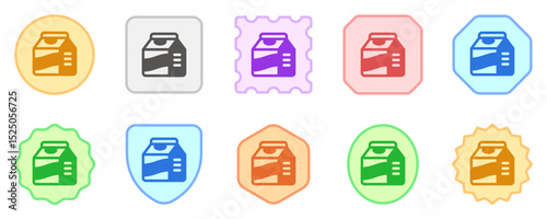 Editable milk carton vector icon. Part of a big icon set family. Perfect for web and app interfaces, presentations, infographics, etc