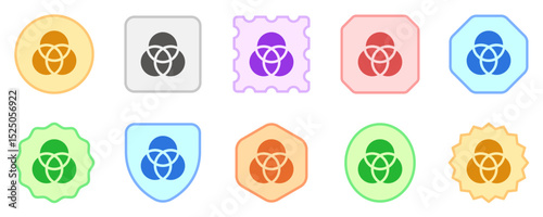 Editable filter, venn diagram vector icon. Part of a big icon set family. Perfect for web and app interfaces, presentations, infographics, etc