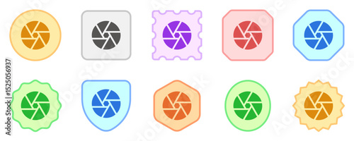 Editable aperture vector icon. Part of a big icon set family. Perfect for web and app interfaces, presentations, infographics, etc