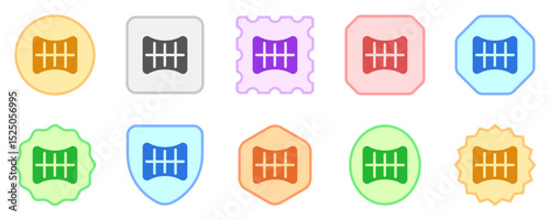 Editable panorama grid vector icon. Part of a big icon set family. Perfect for web and app interfaces, presentations, infographics, etc