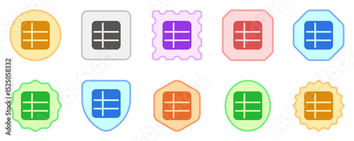 Editable spreadsheet table vector icon. Part of a big icon set family. Perfect for web and app interfaces, presentations, infographics, etc