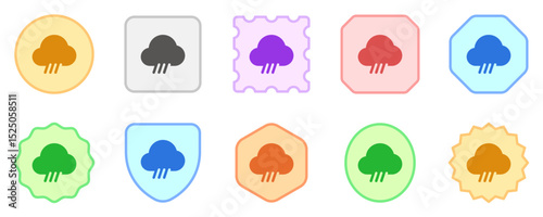 Editable rain, sleet, hail fall vector icon. Part of a big icon set family. Perfect for web and app interfaces, presentations, infographics, etc