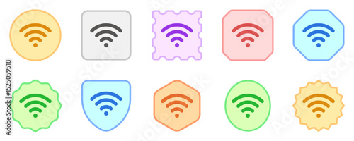 Editable vector wifi access signal icon. Part of a big icon set family. Perfect for web and app interfaces, presentations, infographics, etc