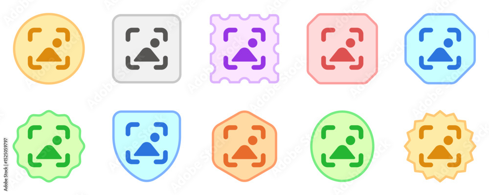 Editable vector screenshot, scan image icon. Part of a big icon set family. Perfect for web and app interfaces, presentations, infographics, etc Editable vector screenshot, scan image icon. Part of a big icon set family. Perfect for web and app interfaces, presentations, infographics, etc