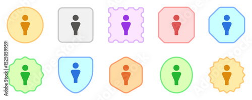 Editable male restroom vector icon. Part of a big icon set family. Perfect for web and app interfaces, presentations, infographics, etc