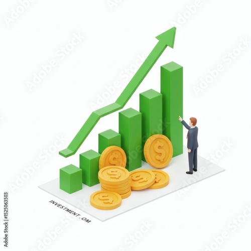 Financial Growth Investment Strategy and Returns Visualization