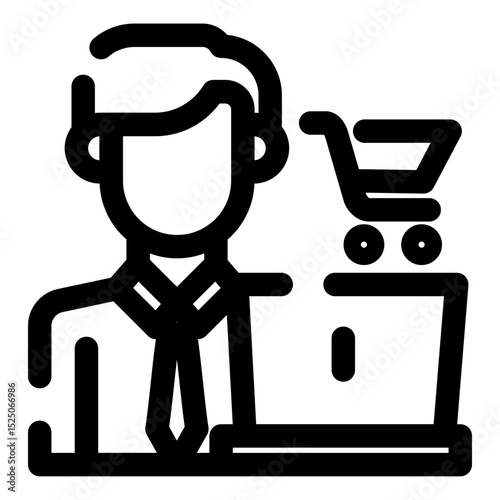 Salesman icon