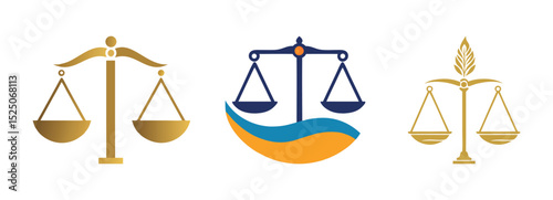 Scales of Justice Law Balance and Equity Symbolism