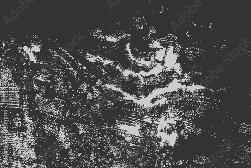 Black and white grunge. Distress overlay texture. Abstract surface dust and rough dirty wall background concept. Worn, torn, weathered effect.