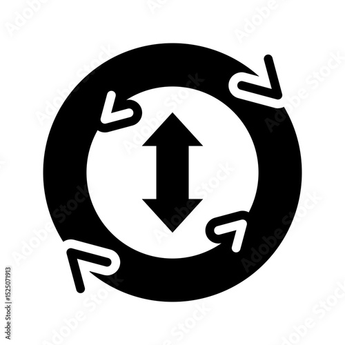 Volatility Glyph Icon