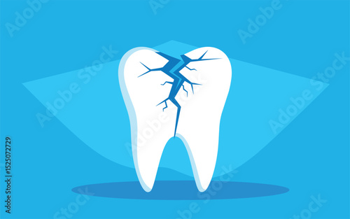 Cracked Tooth Understanding Causes, Symptoms, and Treatment Options, vector