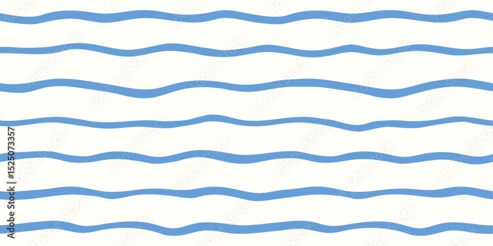 Simple minimalistic seamless pattern with sea waves Simple minimalistic seamless pattern with sea waves
