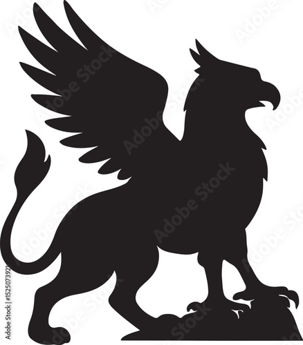 Griffin Perched Vector