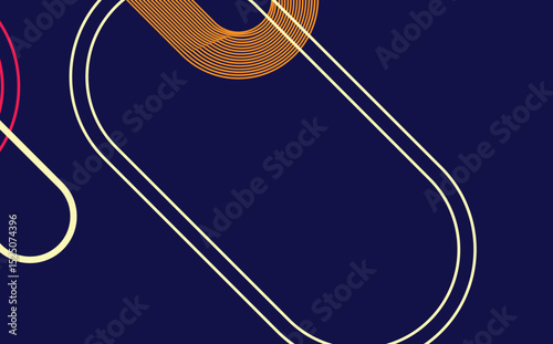 Abstract geometric background with diagonal lines and shapes. Vector illustration