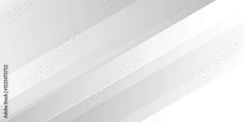 Grey white abstract background geometry shine and layer element vector for presentation design. vector illustration
