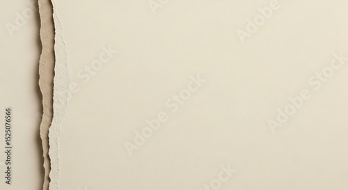 Torn Beige Paper Texture Background