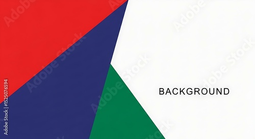 Abstract Geometric Background Red, Blue, Green