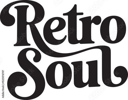 Retro Soul - 70s Inspired Vintage Typography T-Shirt Design
