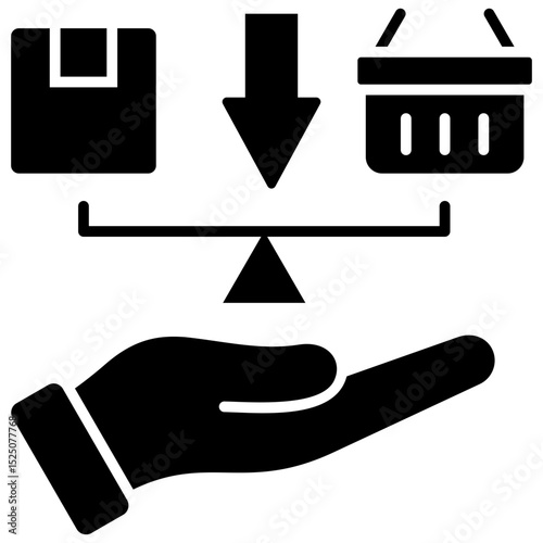Supply And Demand Icon
