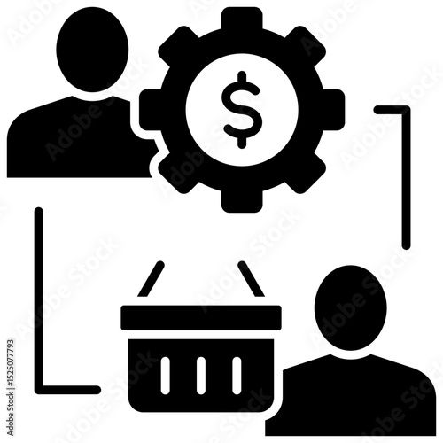 Business To Consumer Icon