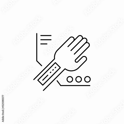 allergy probe test icon sign vector
